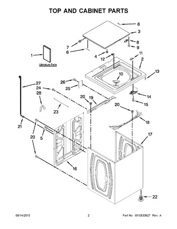 Diagram for 7MWTW1502BM0