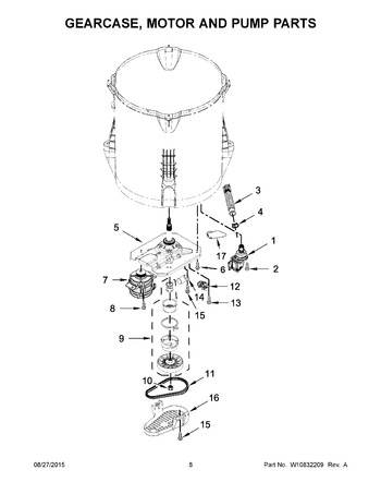 Diagram for WTW5000DW1