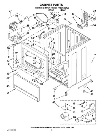 Diagram for YWED5700XL0