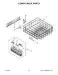 Diagram for 11 - Lower Rack Parts