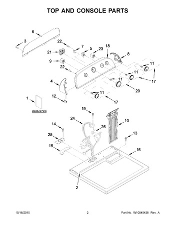 Diagram for WED4975EW1