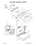 Diagram for 02 - Top And Console Parts