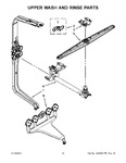 Diagram for 08 - Upper Wash And Rinse Parts