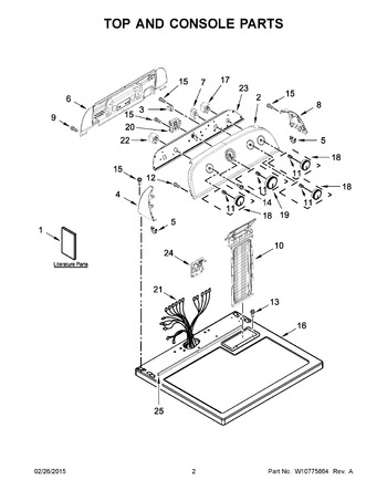 Diagram for WGD4975EW0