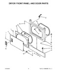 Diagram for 03 - Dryer Front Panel And Door Parts