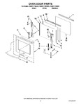 Diagram for 03 - Oven Door Parts