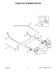 Diagram for 03 - Cooktop Burner Parts