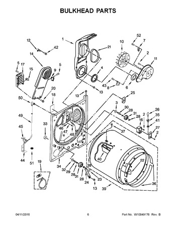 Diagram for YWED7300DW1