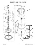 Diagram for 04 - Basket And Tub Parts