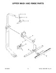 Diagram for 08 - Upper Wash And Rinse Parts