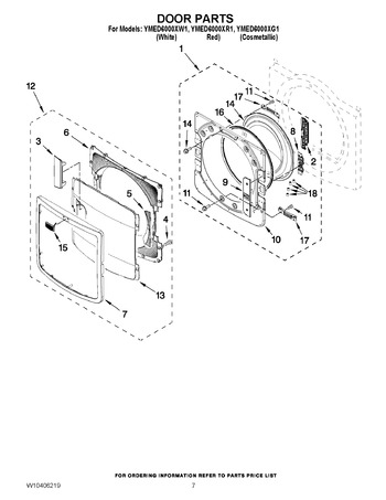 Diagram for YMED6000XW1