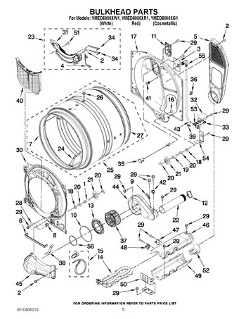 Diagram for YMED6000XW1