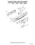 Diagram for 02 - Control Panel And Latch Parts