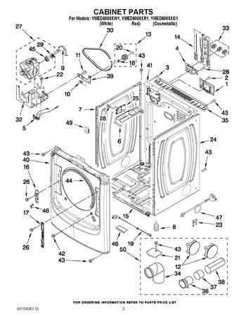 Diagram for YMED6000XW1