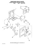 Diagram for 08 - Dispenser Front Parts