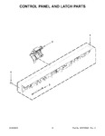 Diagram for 03 - Control Panel And Latch Parts