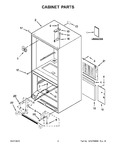 Diagram for 02 - Cabinet Parts