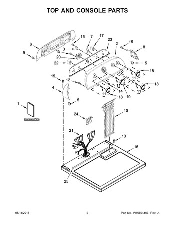 Diagram for WGD4915EW2