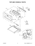 Diagram for 02 - Top And Console Parts