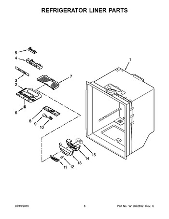 Diagram for WRB119WFBW00