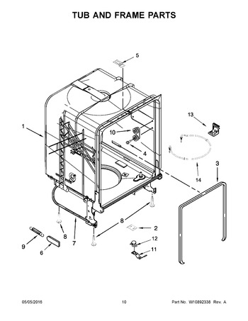 Diagram for WDP340PAFW0