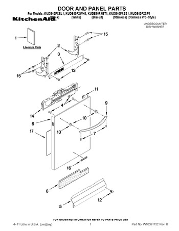 Diagram for KUDE40FXBL1