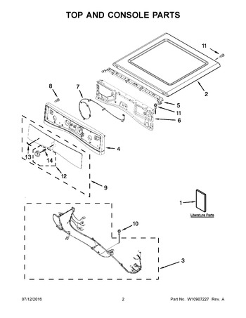 Diagram for WGD8540FW0