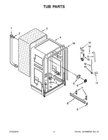 Diagram for WDF518SAFB0