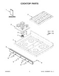 Diagram for 02 - Cooktop Parts