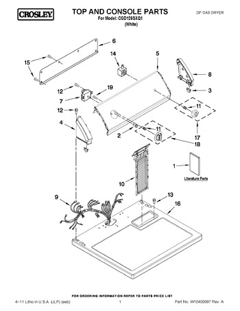 Diagram for CGD126SXQ1