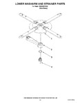 Diagram for 11 - Lower Washarm And Strainer Parts