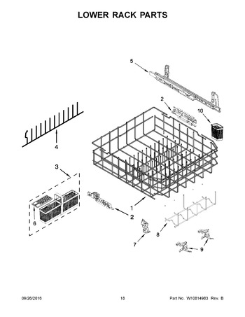 Diagram for KDTE254EWH1