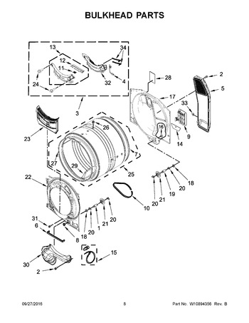 Diagram for WED7990FW0