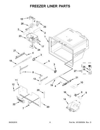 Diagram for WRX735SDBH00