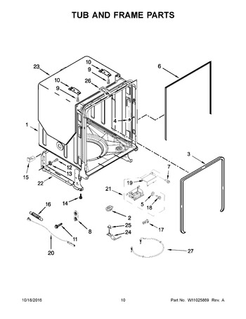 Diagram for WDF760SADM3