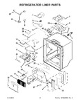 Diagram for 03 - Refrigerator Liner Parts