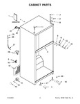 Diagram for 02 - Cabinet Parts