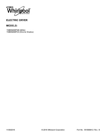 Diagram for YWED9290FW0