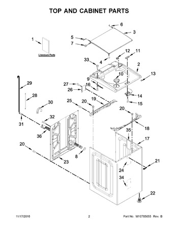 Diagram for WTW8700EC0