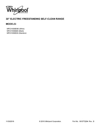 Diagram for WFC310S0EB0