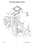 Diagram for 02 - Top And Cabinet Parts