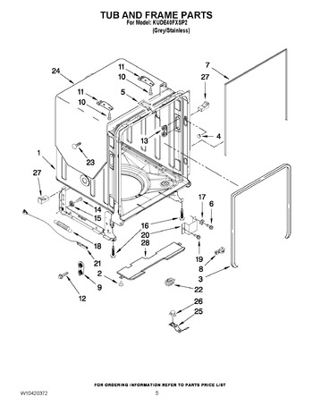 Diagram for KUDE40FXSP2