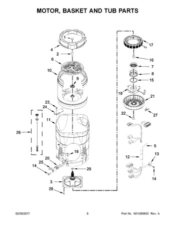 Diagram for WTW8500DR3