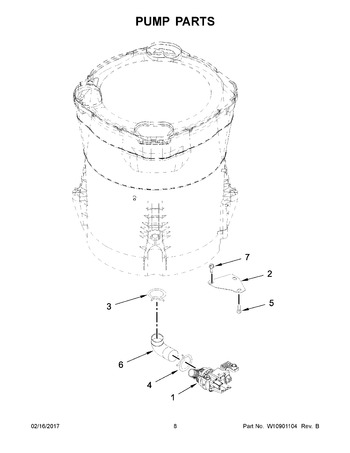 Diagram for WTW7300DW1