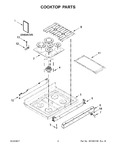 Diagram for 02 - Cooktop Parts