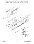 Diagram for 03 - Control Panel And Latch Parts