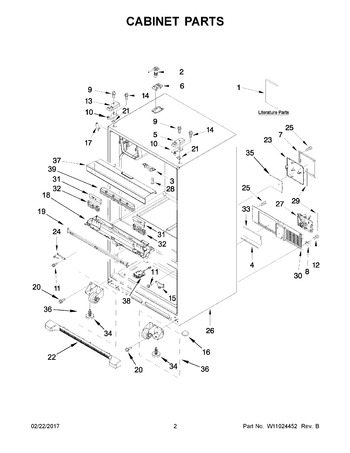 Diagram for WRX735SDBM03