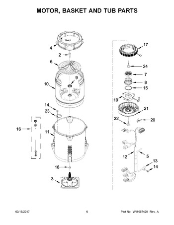 Diagram for WTW8000DW3