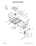 Diagram for 02 - Cooktop Parts