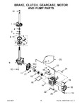 Diagram for 09 - Brake, Clutch, Gearcase, Motor And Pump Parts